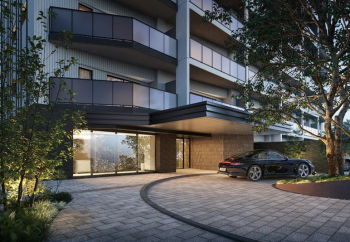 グレーシア海老名かしわ台　エントエランスアプローチ完成予想図