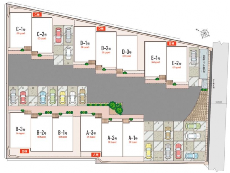 ファイル:サンヴェルシア大平 敷地配置図.png