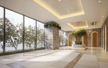 パークホームズ東札幌　エントエランスホール完成予想図