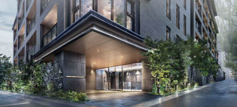 ファイル:プラウド八事清水ケ岡 エントエランスアプローチ完成予想図.png