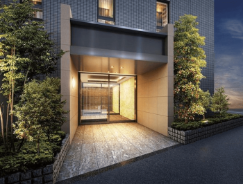 プレシス船堀　エントエランスアプローチ完成予想図