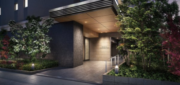 ポレスター東舞鶴駅北　エントランスアプローチ完成予想CG