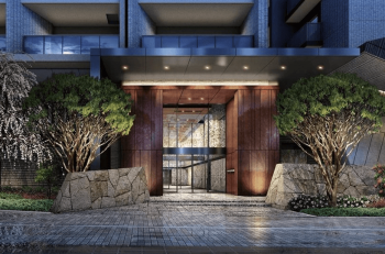 レーベン水戸ONE STATE TOWER　エントエランス完成予想図