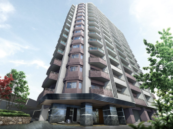 エイルマンション別府青山III　外観完成予想CG