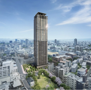 ザ・パークハウス 大阪上本町タワー　外観完成予想CG2