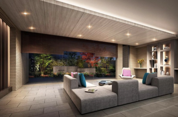 デュオヴェール川口芝テラス　エントランスホール完成予想図