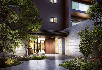 プラネスーペリア西東京緑町　エントエランスアプローチ完成予想図