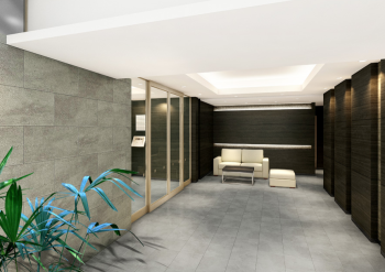 ロイヤルガーデン太田駅西　エントランスホール完成予想CG