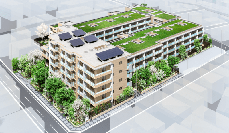 ファイル:世田谷喜多見ザ・テラス 外観完成予想図1.png