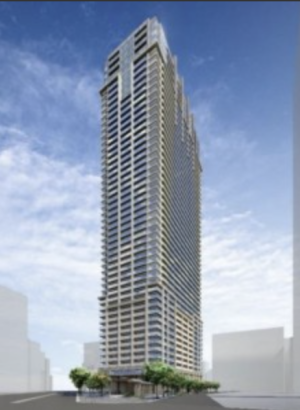 （仮称）ブランズタワー大阪本町　外観完成予想図