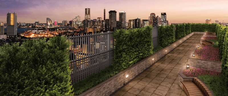 ファイル:Brillia（ブリリア）Tower 横浜 東神奈川 スカイガーデン完成予想CG.png