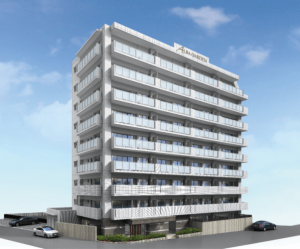 アルバガーデン グランビュー大橋南　外観完成予想図