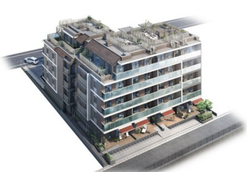 ブリシア浦安　外観完成予想CG