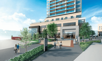 リビオタワー羽沢横浜国大　プロムナード完成予想図