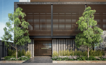 アトラス横浜レジデンス　外観・エントエランスアプローチ 完成予想図