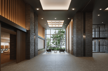 シティテラス金町　ラウンジ完成予想CG