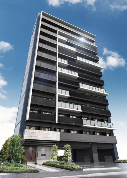 ファイル:プレサンス野江内代ペルティエ 外観完成予想図.png