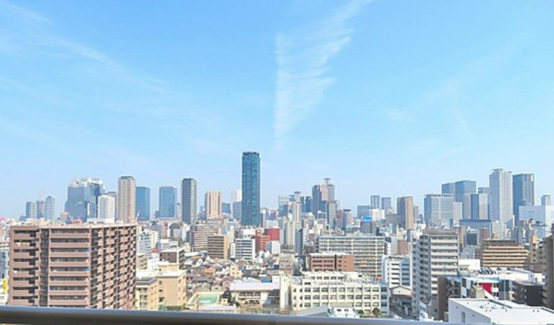 ファイル:リバーガーデン福島 木漏れ日の丘 バルコニーからの眺望.png