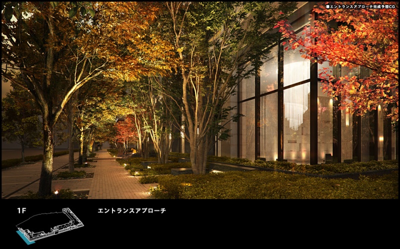 ファイル:GLOBAL FRONT TOWERエントランスアプローチ.jpg