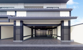 イーグルコート京都御所南押小路本邸　エントエランスアプローチ完成予想図