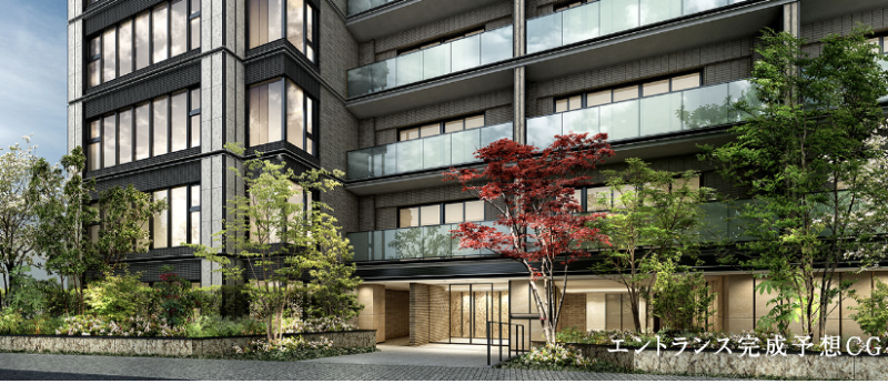 ファイル:ディアナコート二子玉川翠景 外観・エントアプローチ完成予想図.png