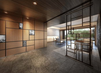 パークホームズ浦和仲町二丁目　エントエランスホール完成予想図