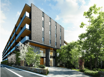 ファインシティ大宮公園　エントエランスアプローチ完成予想図