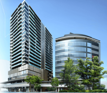 プラウドタワー小岩ファースト　外観完成予想図1