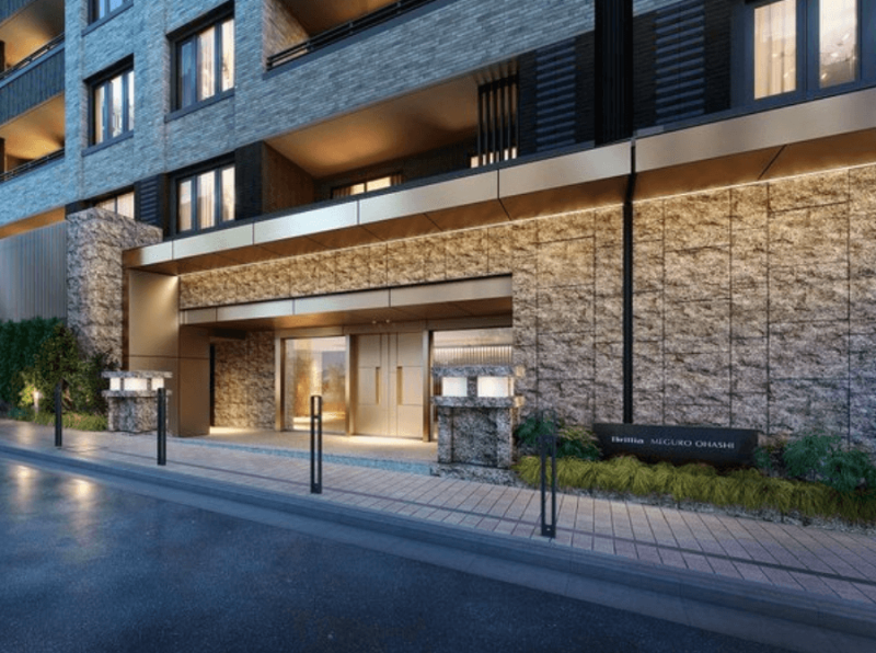 ファイル:Brillia(ブリリア)目黒大橋 エントエランスアプローチ完成予想図.png