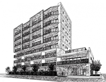 (仮称) KITATODA-II LOVISM（Florale Trois Project）　外観完成イメージ