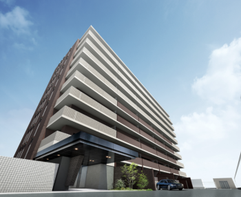 アルファスマート新居浜駅　外観完成予想図2