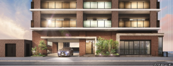 オーヴィジョン大学病院前　エントエランスアプローチ完成予想図