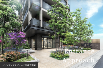 クリオ春日原　エントランスアプローチ完成予想図