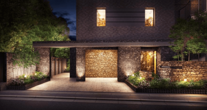 ファイル:プレシス三鷹上連雀 エントランスアプローチ完成予想図.png