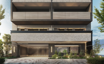 ウィルローズ自由が丘　エントエランスアプローチ完成予想図