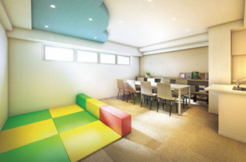 ファイル:プレサンス ロジェ 城陽寺田駅前 キッズルーム兼パーティールーム完成予想図.png