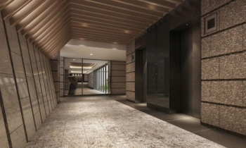 リーフィアレジデンス上原　エレベーターホール完成予想CG