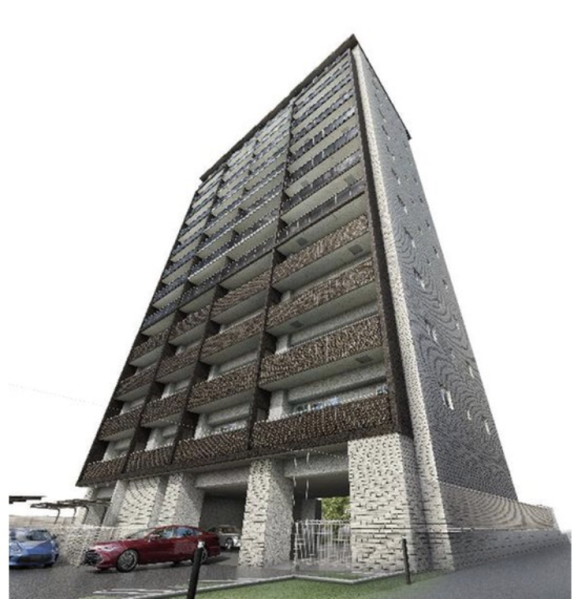 ファイル:ファミリアーレ瑞穂妙音通 外観完成予想図.png