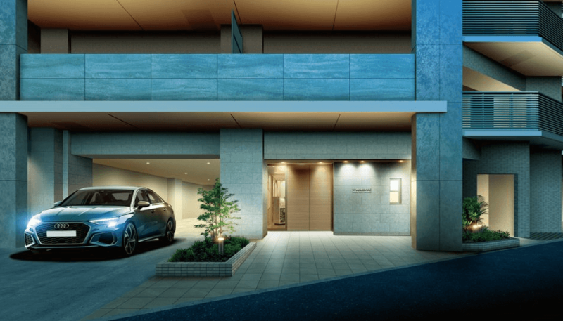 ファイル:ワコーレ明石グリーンプロムナード エントエランスアプローチ完成予想図.png