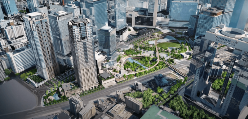 ファイル:グラングリーン大阪 THE NORTH RESIDENCE うめきた広場完成予想図.png