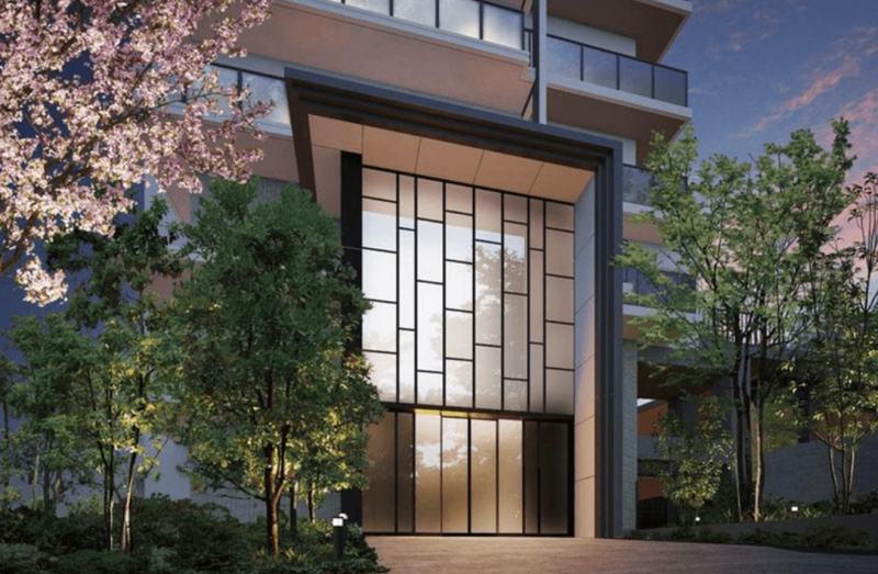 ファイル:パークホームズLaLa門真 エントエランスアプローチ完成予想図.png