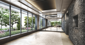 ポレスター松本大手ノースレジデンス　エントランスホール・風除室完成予想図