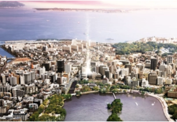 ラ・アトレレジデンス大濠公園　周辺写真CG合成