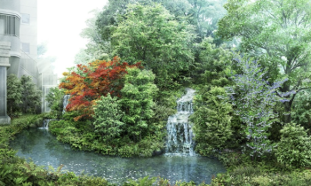 リバーガーデン千林大宮　ガーデン完成予想図1