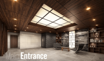 ウェルグラン姪浜マリナヒルズ　エントエランスホール完成予想図