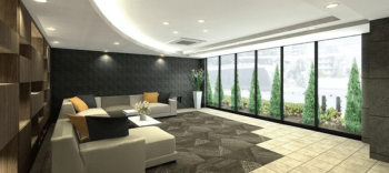 クレアホームズ山鼻レジデンス　エントエランスホール完成予想図