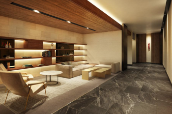 グランドメゾン六本松ザ・テラス　サブラウンジ完成予想CG