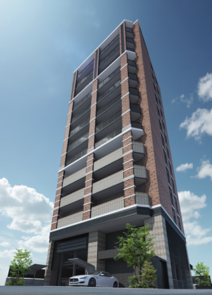 ファイル:グランフォーレ五島町レジデンス 外観完成予想図.png