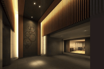 ジオ茨木中穂積　エントエランスホール完成予想図