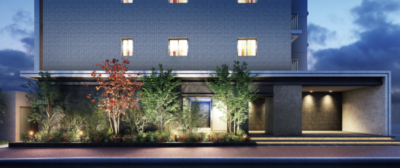 ファイル:プラセシオン稲沢駅前 エントランスアプローチ完成予想CG.png